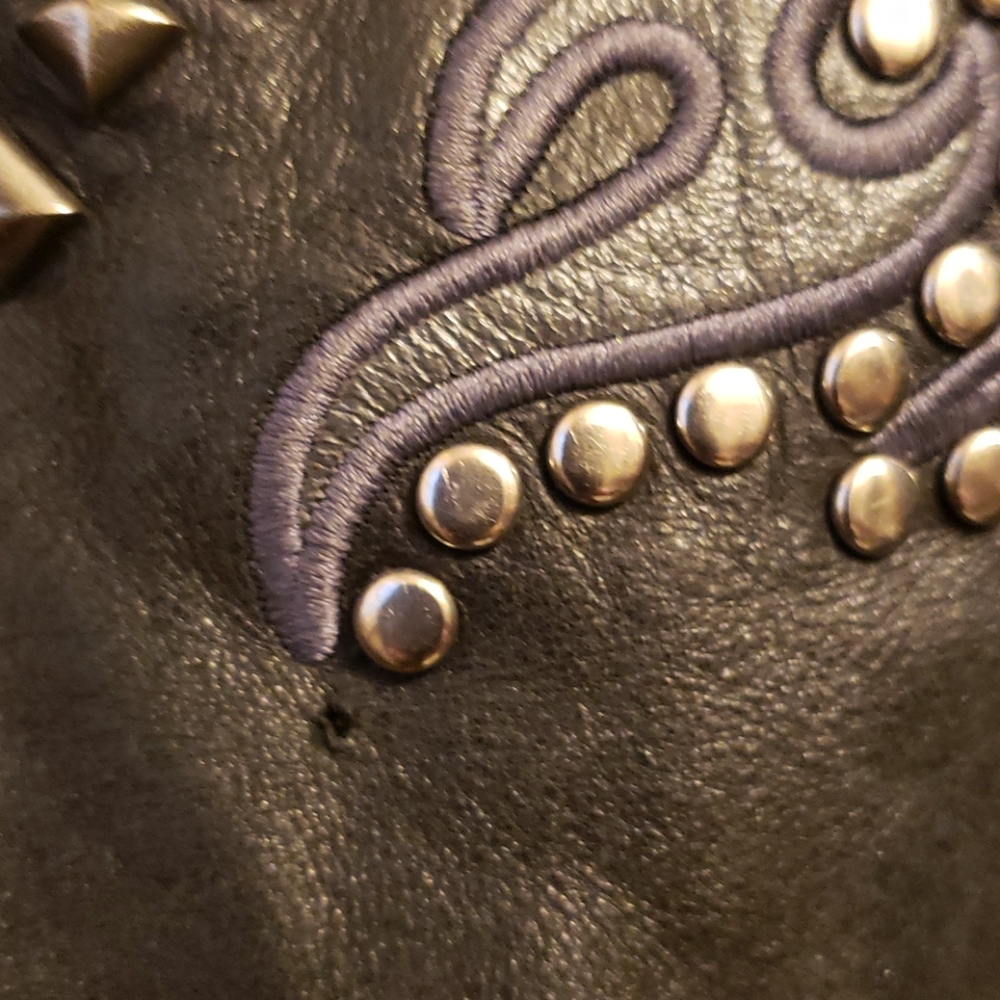 Ladies genuine leather Harley Davidson riding jack - Picture 5 of 7